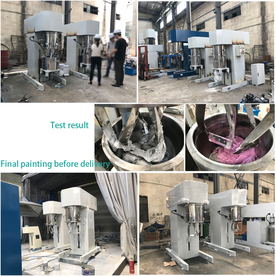 20180813 公司新聞 Customer does experiment in our factory during their planetary mixer is production-內(nèi)頁(yè)圖