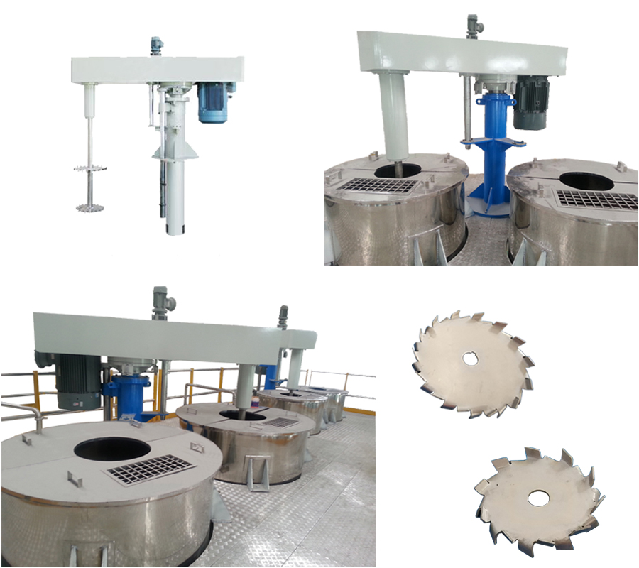 回轉(zhuǎn)式液壓升降分散機(jī) 攪拌釜成套